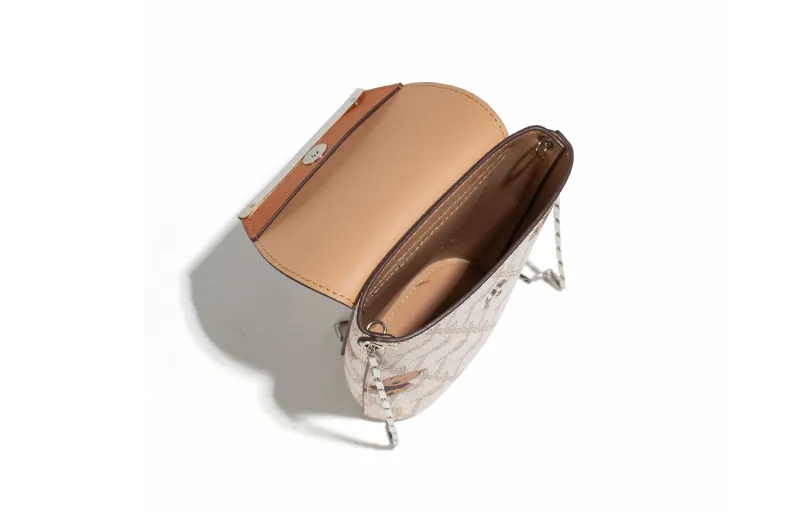 NOISY TEDDY PVC Cell Phone Pouch, Crossbody Bag Regular Women's Beige/Brown/Beige Pink-3