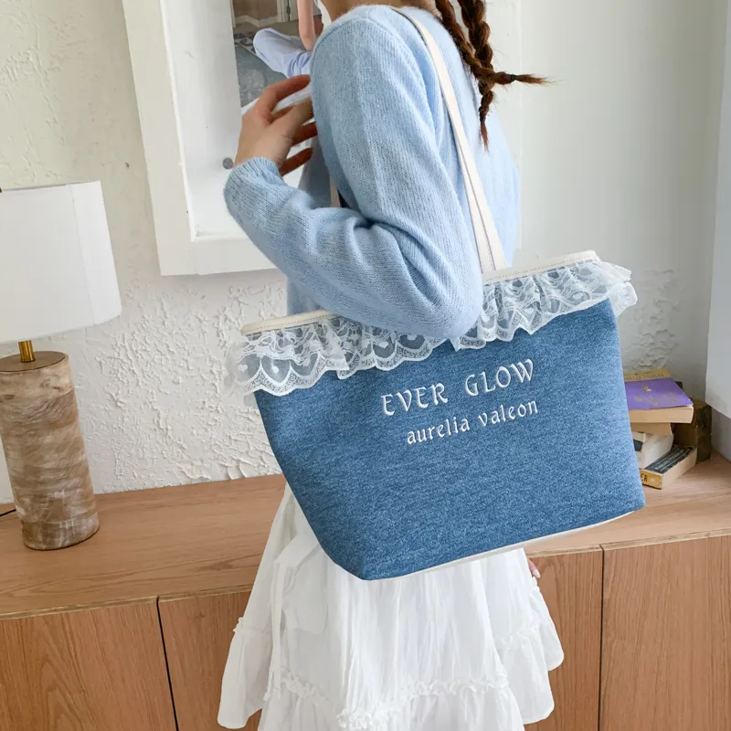GATOER PU Shoulder Bag Women's Blue/Black/Pink/White-1