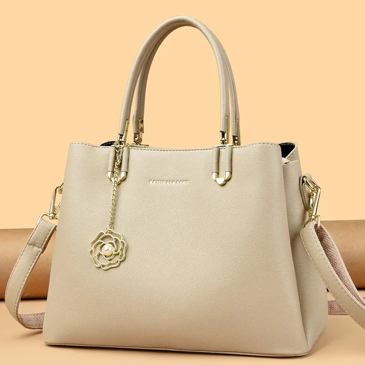 GATOER PU Handbag Regular Women's Black/Linen/Warm Gray/Light Brown/Jasper-7