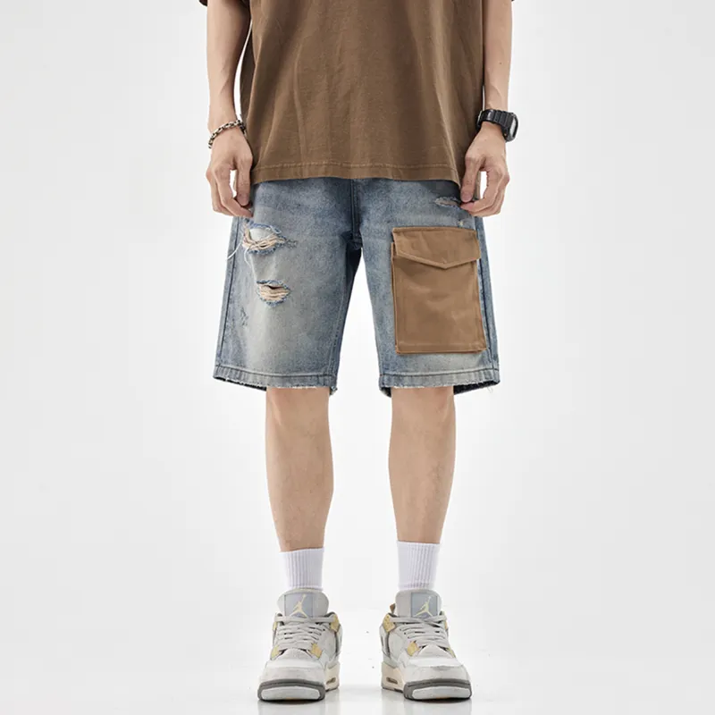 Jeep Denim Shorts Unisex Nostalgic Blue-2