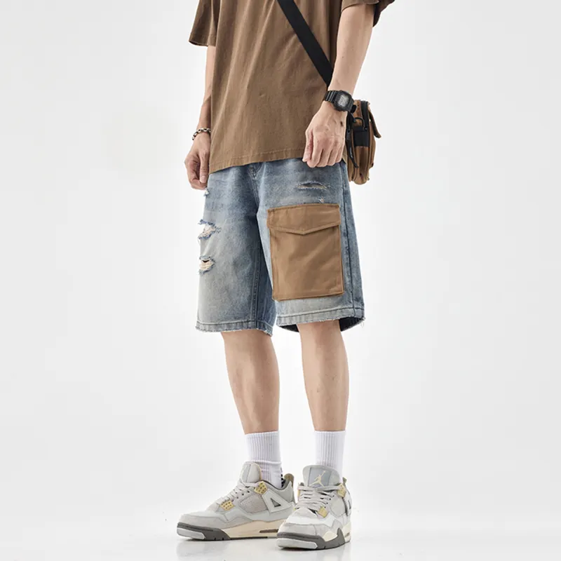 Jeep Denim Shorts Unisex Nostalgic Blue-3