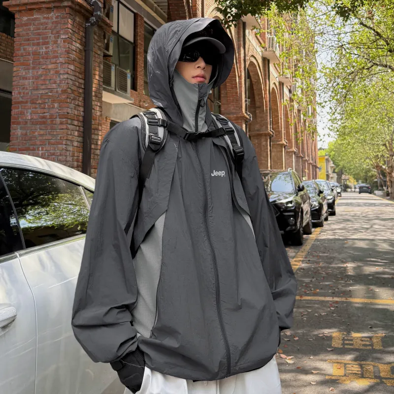 Jeep Breathable UV Protection Sun Protection Clothing Unisex-8
