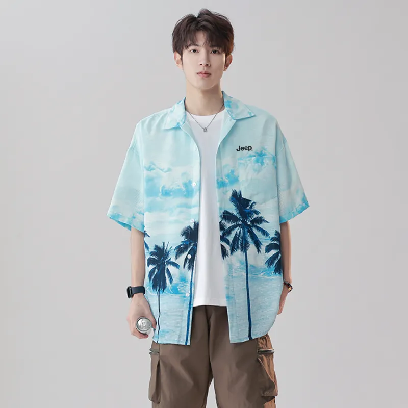 Jeep Shirts Unisex Light Blue-2