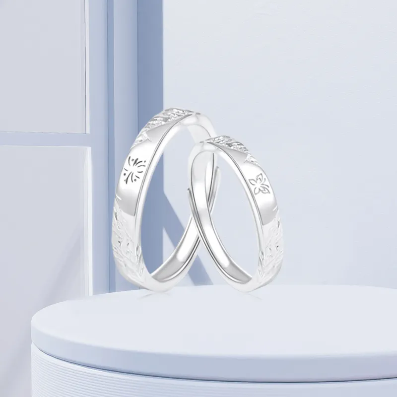 SHOIIIW S999 Fine Silver Rings Unisex-1