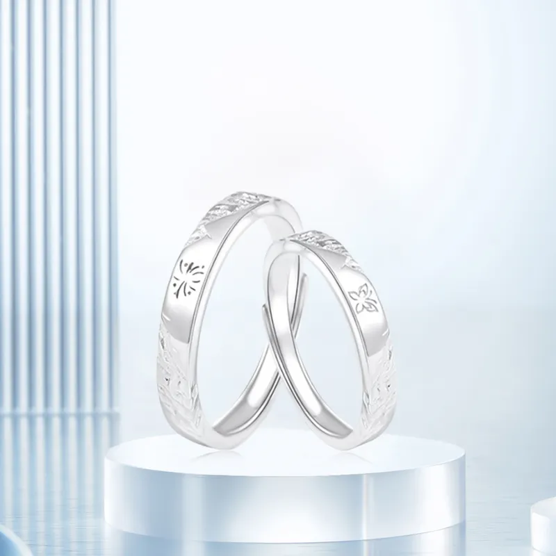 SHOIIIW S999 Fine Silver Rings Unisex-4