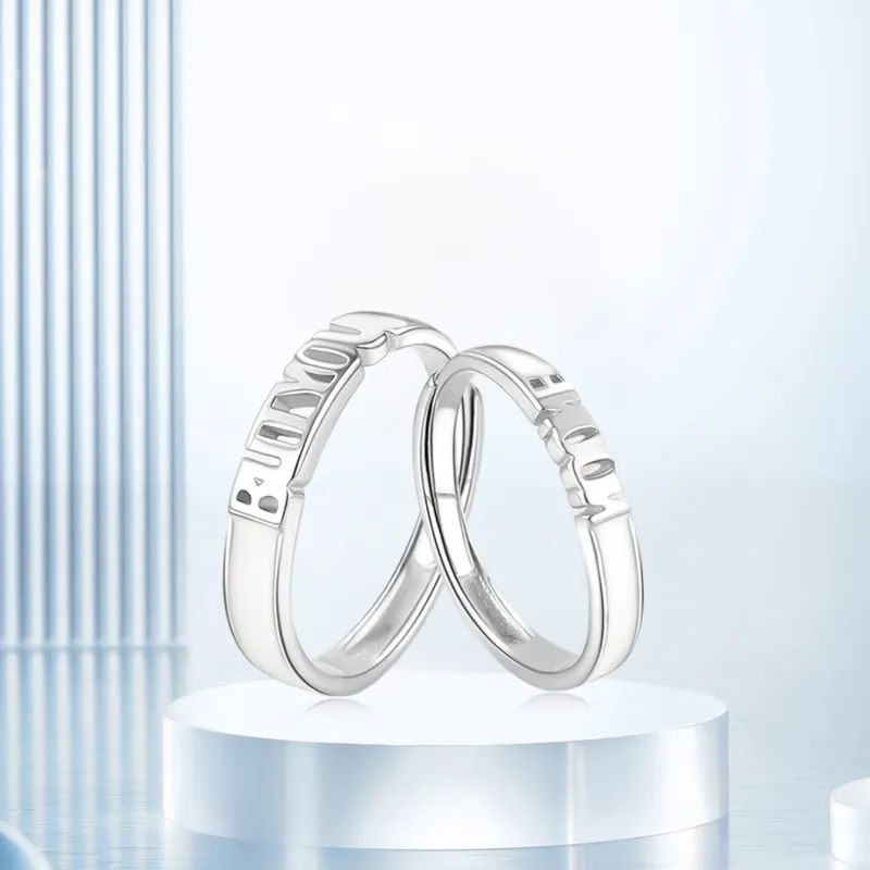 SHOIIIW S999 Fine Silver Rings Unisex-4