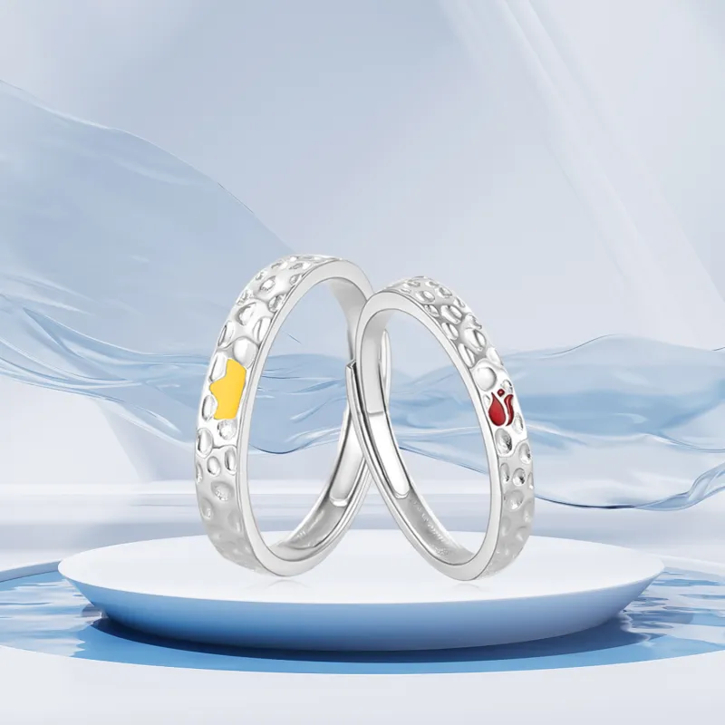 SHOIIIW S999 Fine Silver Rings Unisex-3