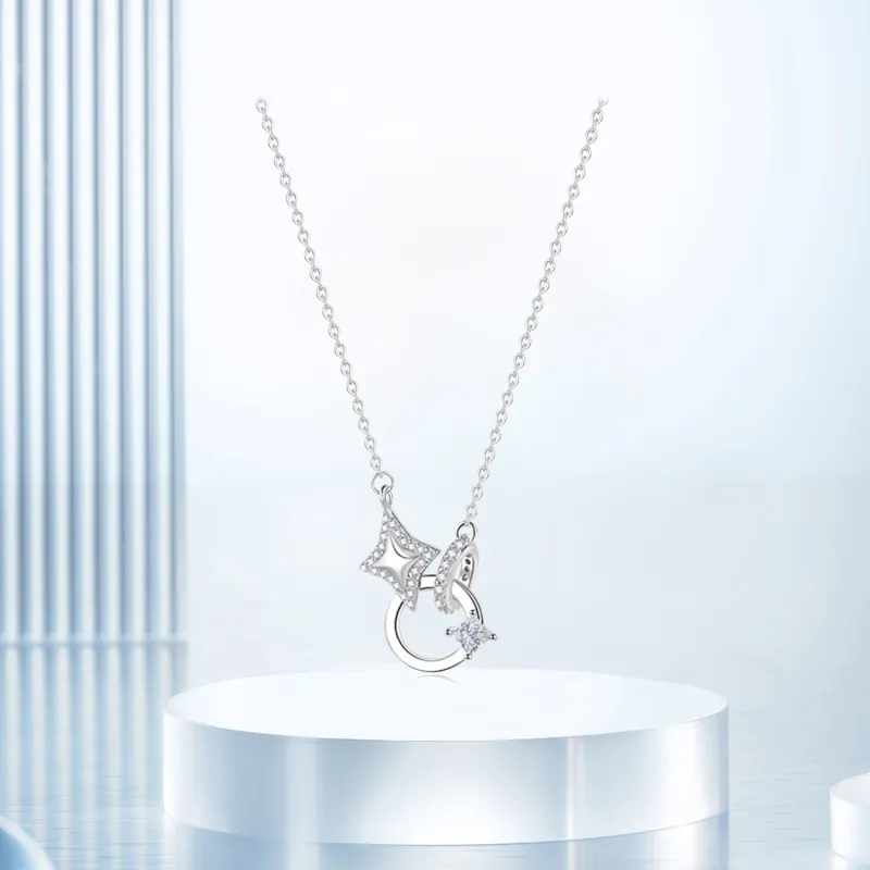 SHOIIIW S925 Silver Necklaces Women's-3