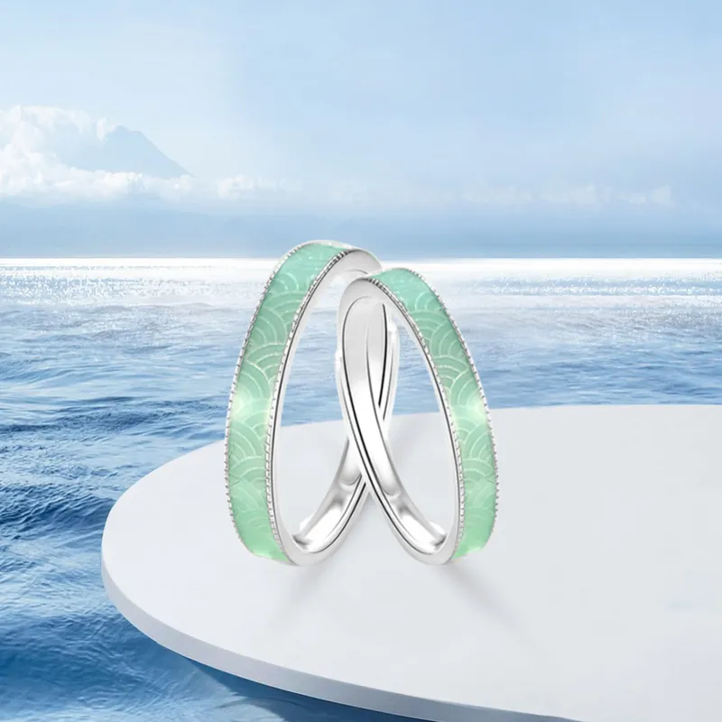 SHOIIIW S999 Fine Silver Rings Unisex-2