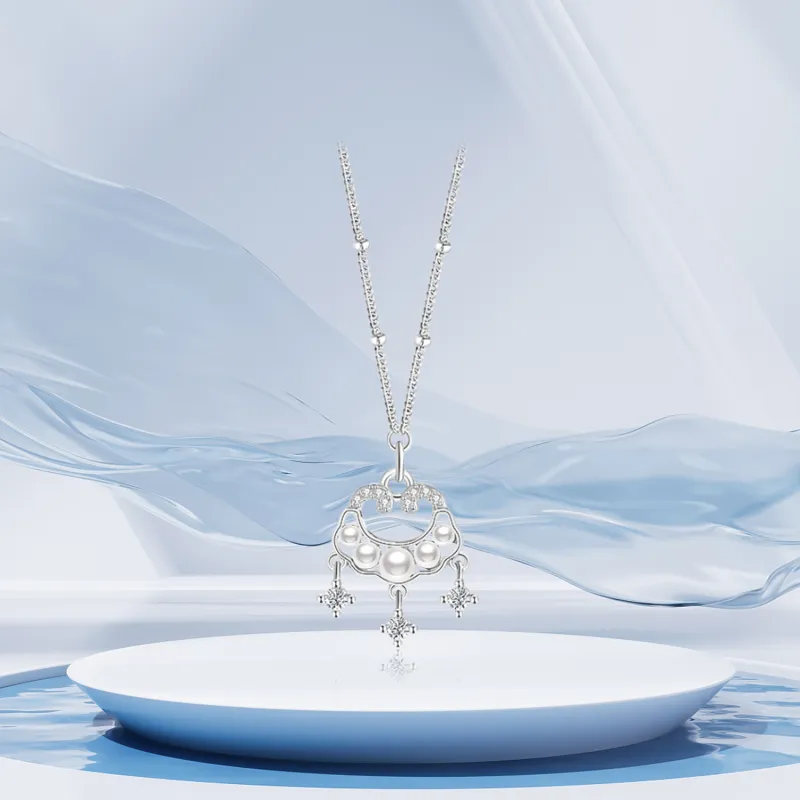 SHOIIIW S925 Silver Necklaces Women's-3