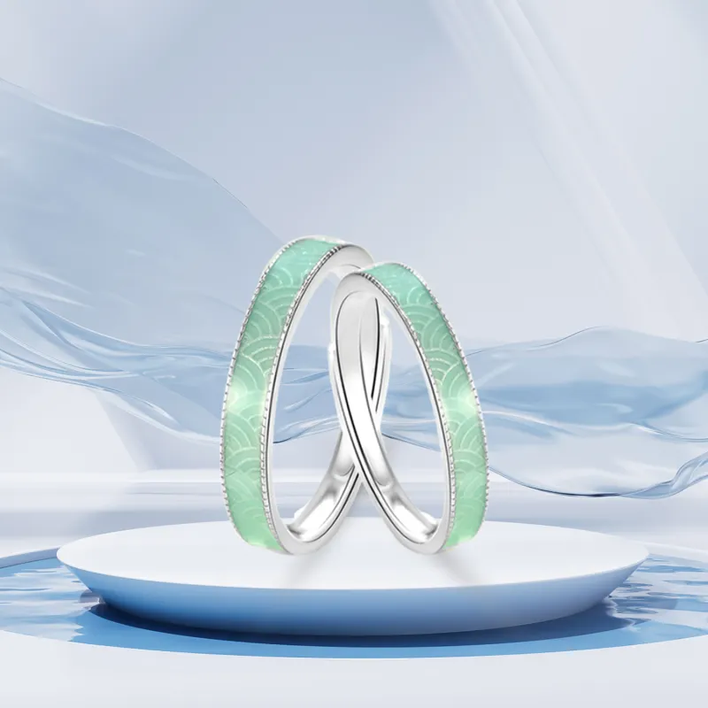SHOIIIW S999 Fine Silver Rings Unisex-3