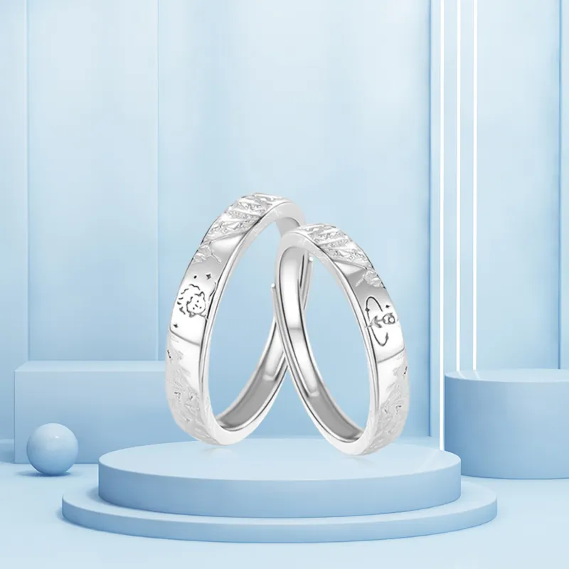 SHOIIIW S999 Fine Silver Rings Unisex-1