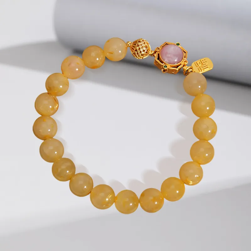 MOREL Colored Glaze Jade Bracelets Women's-1