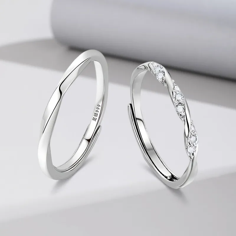 MOREL S999 Fine Silver Rings Unisex-1