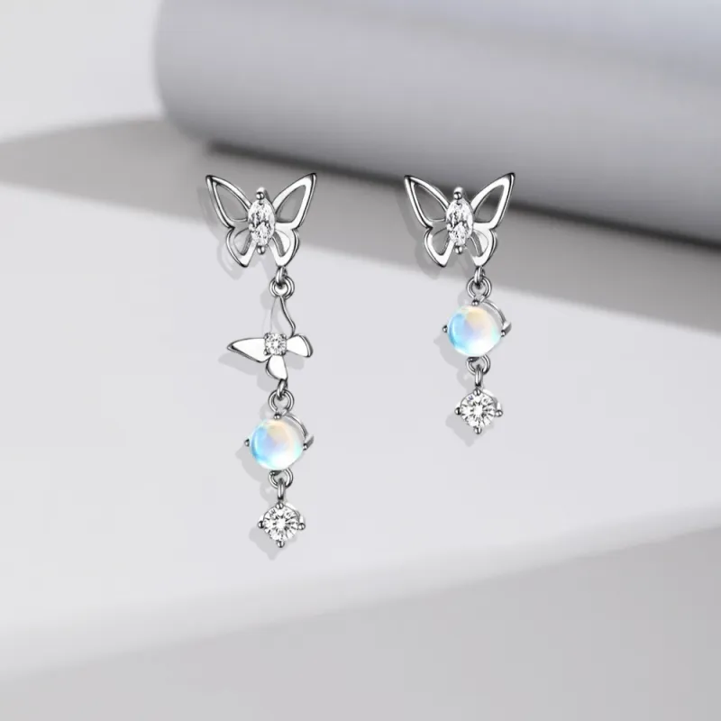 MOREL Alloy Glass Earrings Women's-1