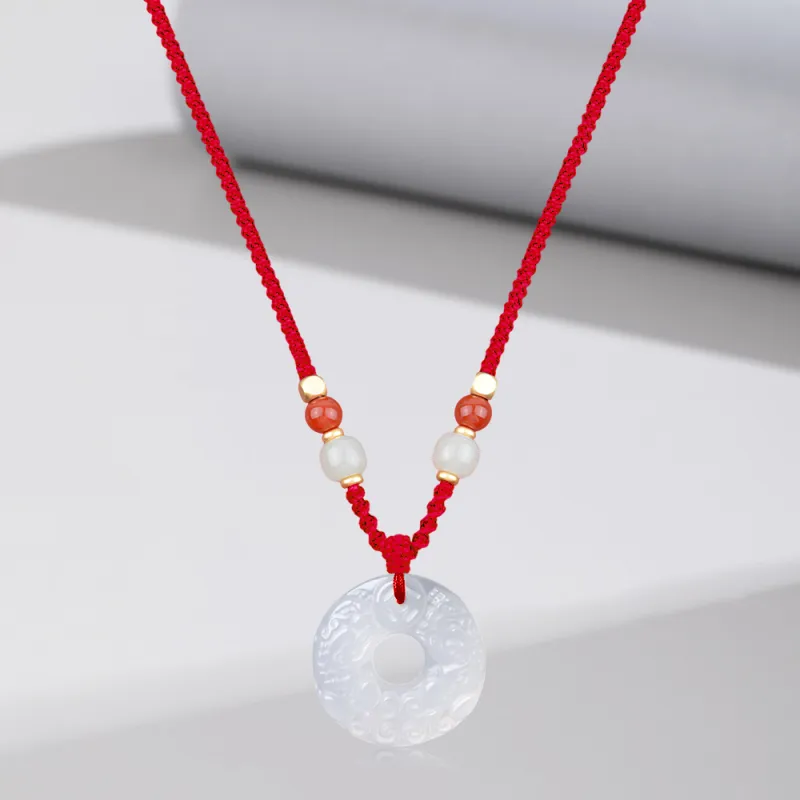 MOREL Chalcedony Necklaces Unisex-1