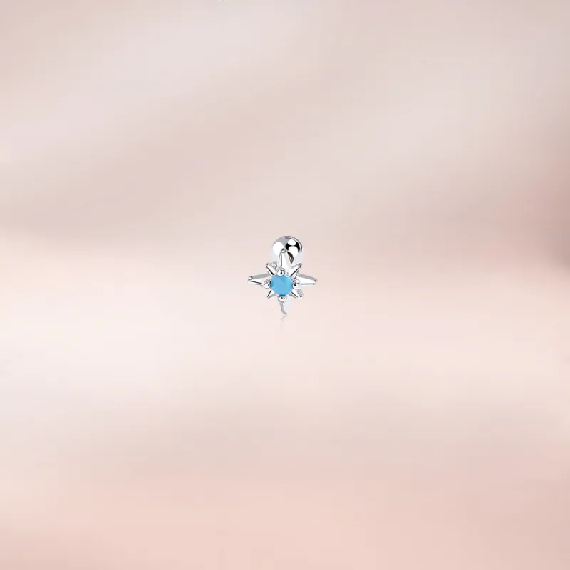 MOREL Zircon Stud Earrings Women's-2