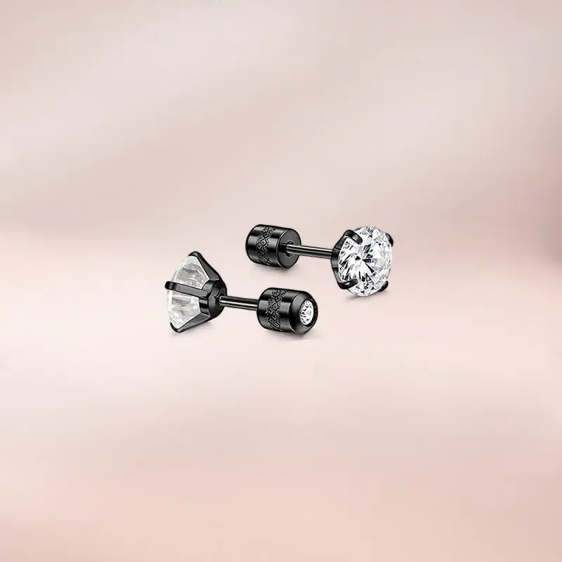 MOREL Stainless Steel Stud Earrings Unisex-2