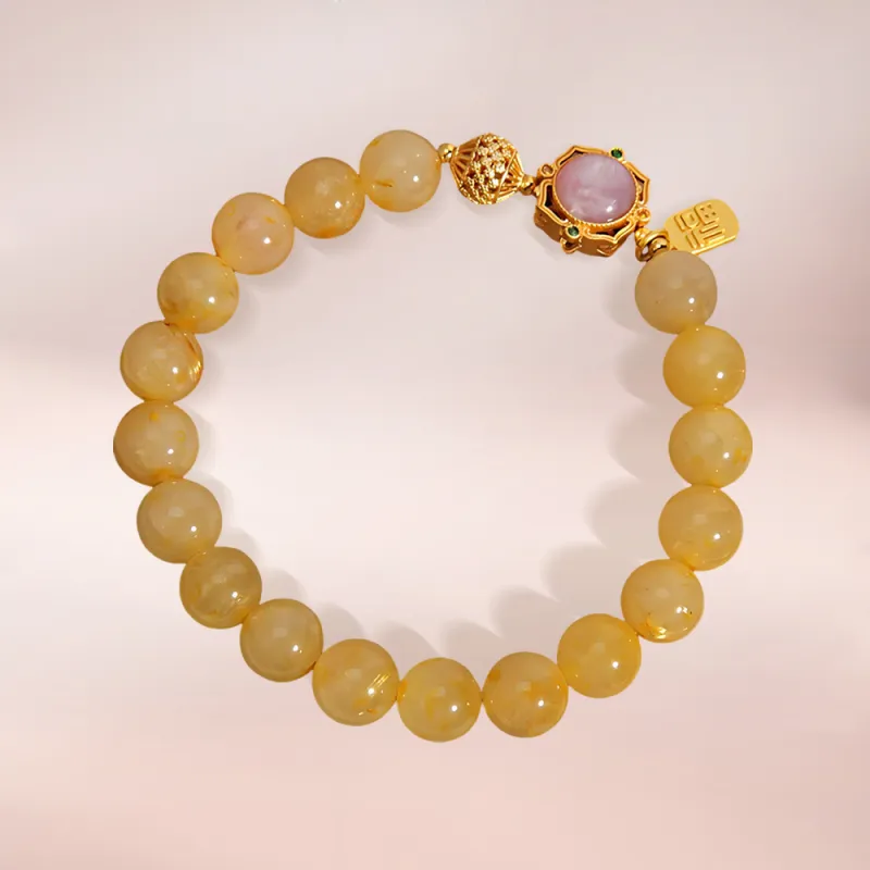 MOREL Colored Glaze Jade Bracelets Women's-2