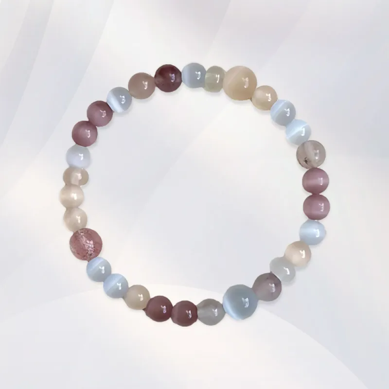 MOREL Glass Cat Eye Bracelets Unisex-1