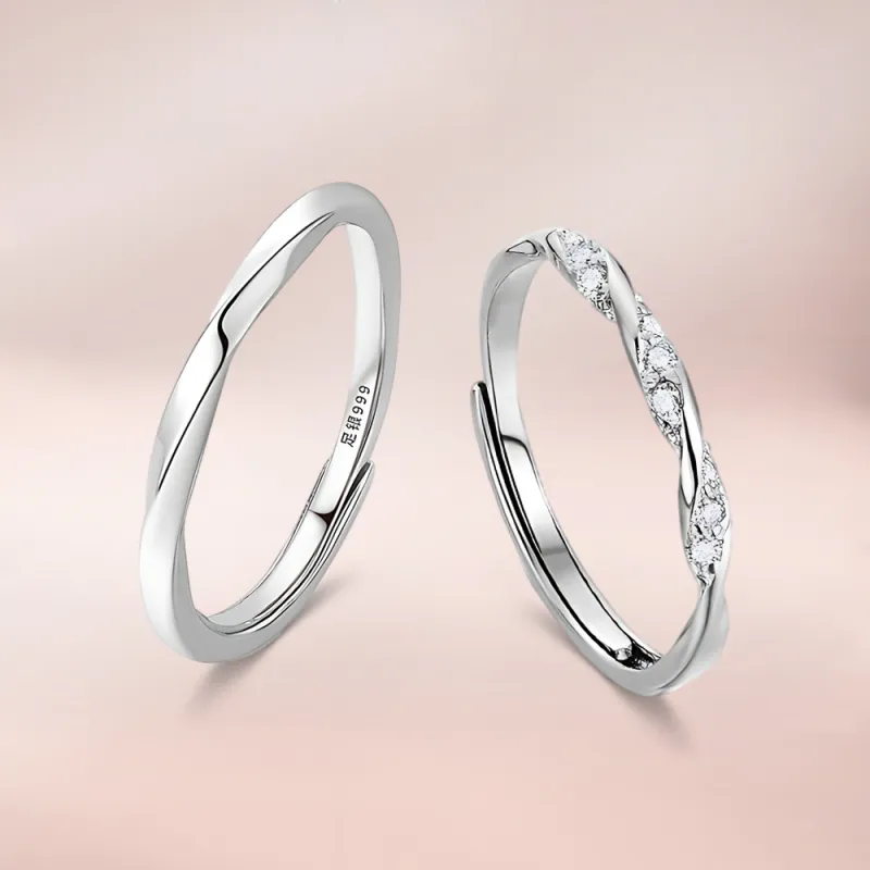 MOREL S999 Fine Silver Rings Unisex-2