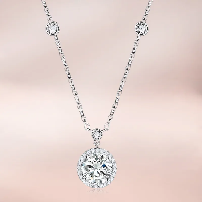 MOREL Zircon Necklaces Women's Anniversary Love Confession Box-2