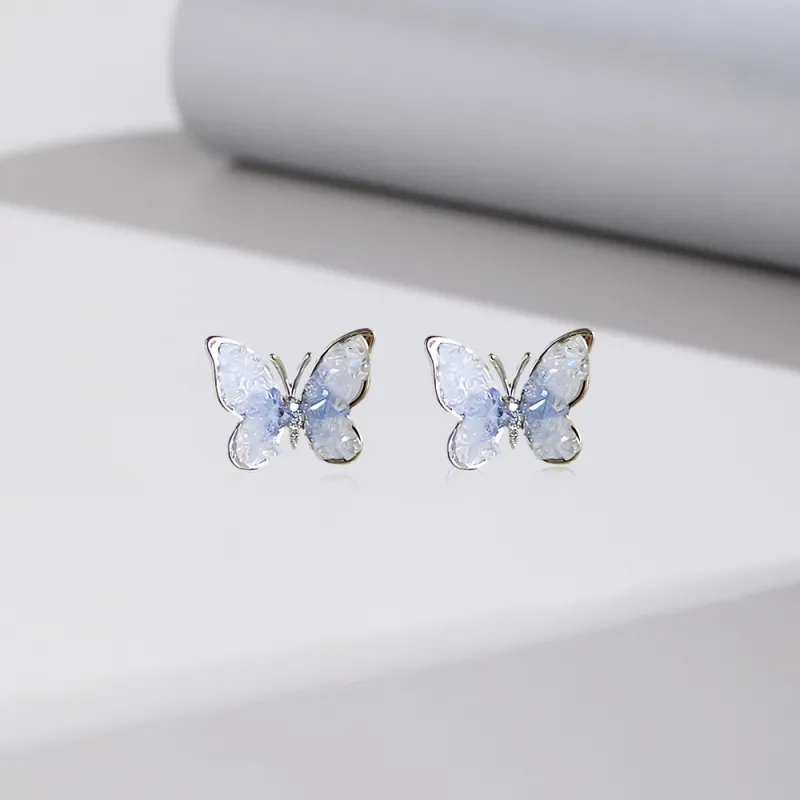 MOREL Faux Crystal Stud Earrings Women's-2
