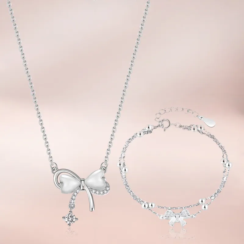MOREL Glass Cat Eye Necklaces Unisex-2