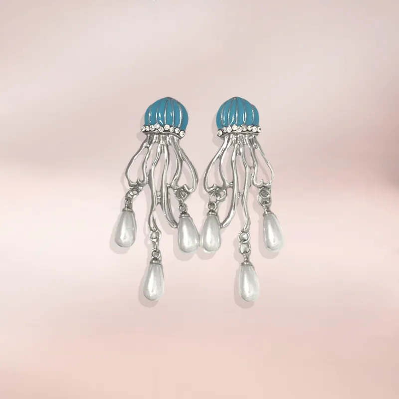 MOREL Alloy/Zircon/Simulated Pearl Earrings Women's-1