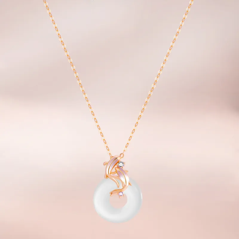MOREL Chalcedony Necklaces Women's-1