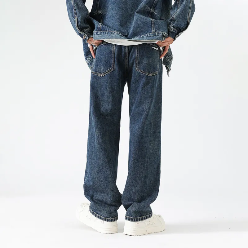 Jeep Jeans Unisex Sapphire Blue-5