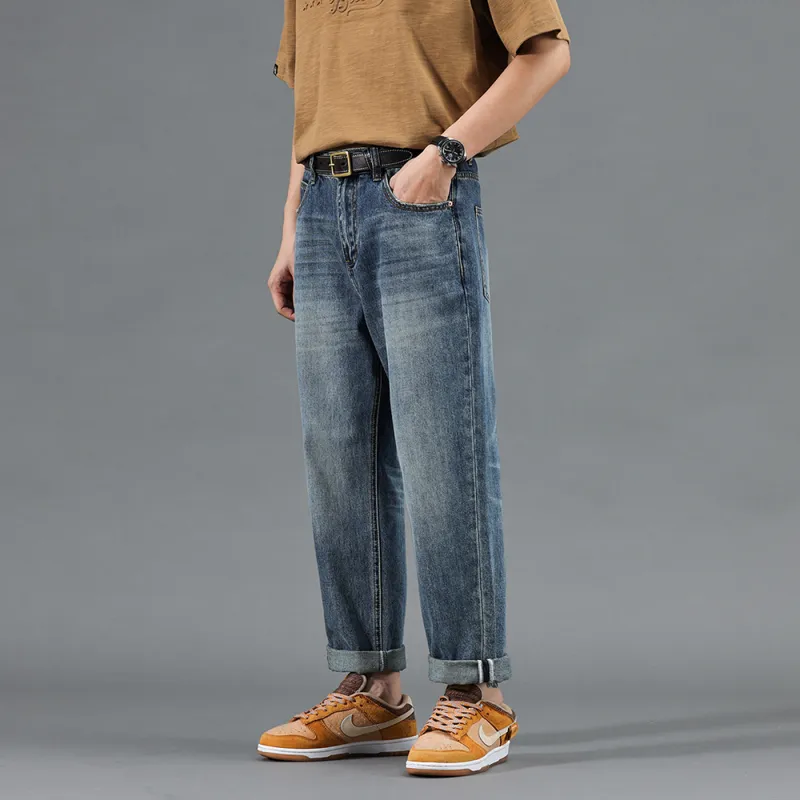 Jeep SS24 Jeans Unisex Tea Dyed Blue-9