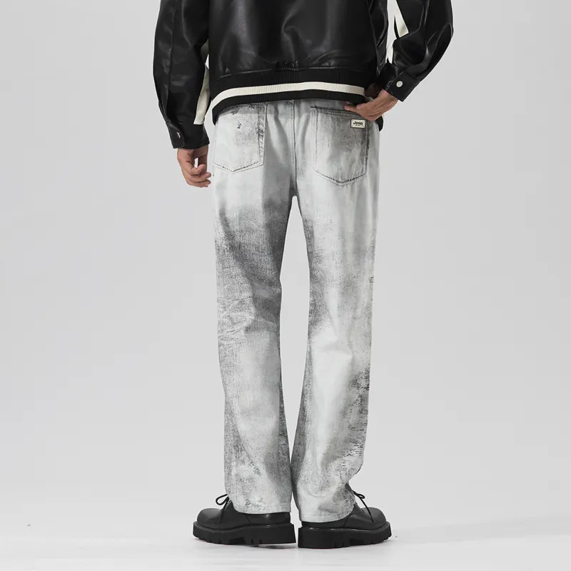 Jeep Jeans Unisex Gray White-5