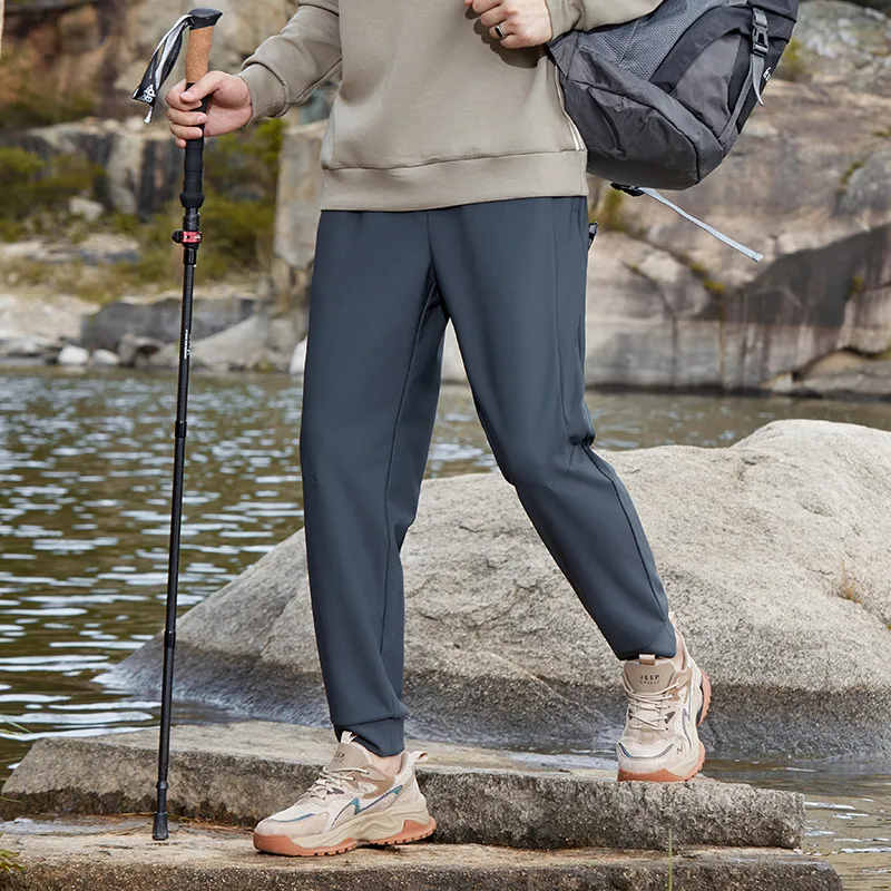 Jeep Casual Pants Unisex Time Gray-10