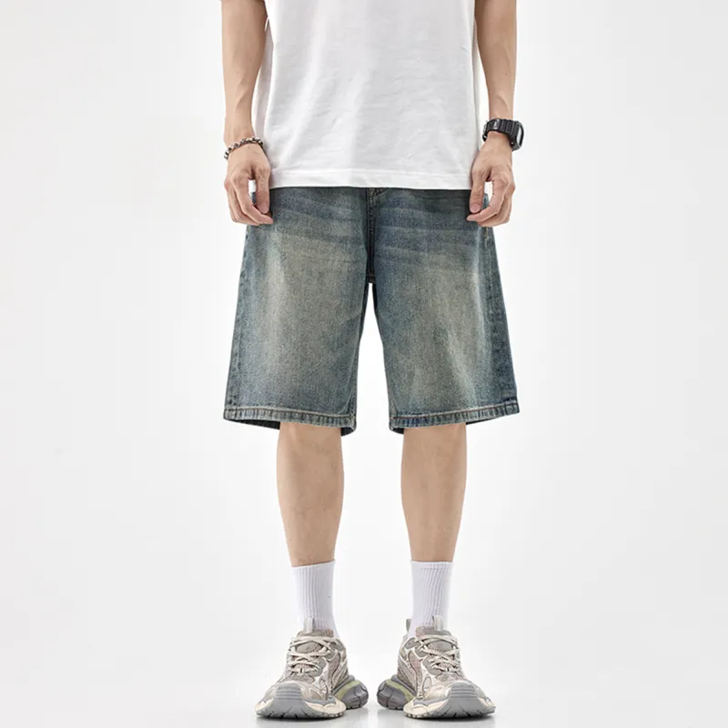 Jeep Denim Shorts Unisex Nostalgic Blue-2