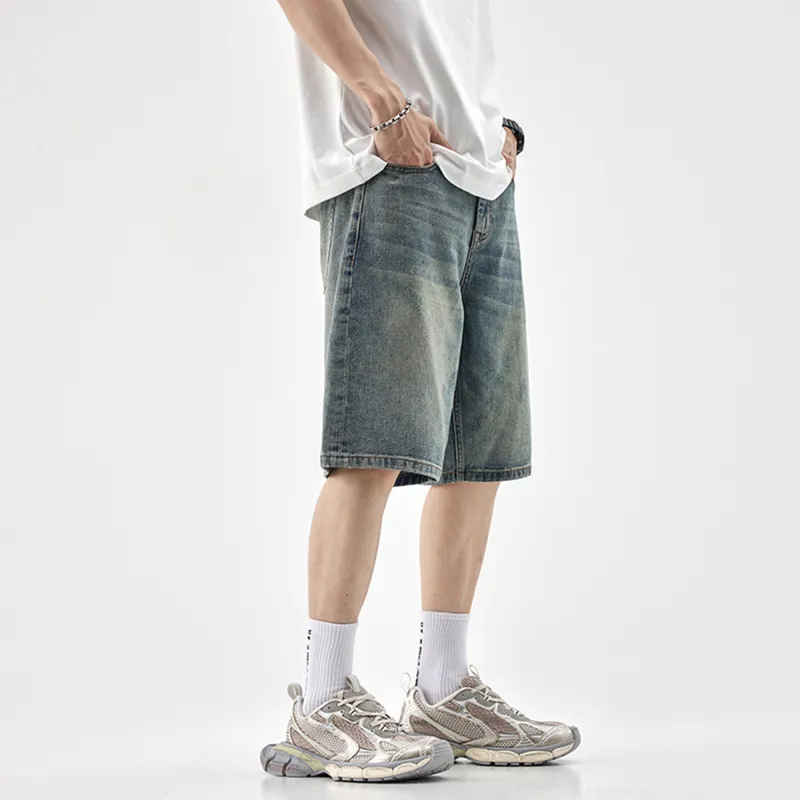 Jeep Denim Shorts Unisex Nostalgic Blue-6