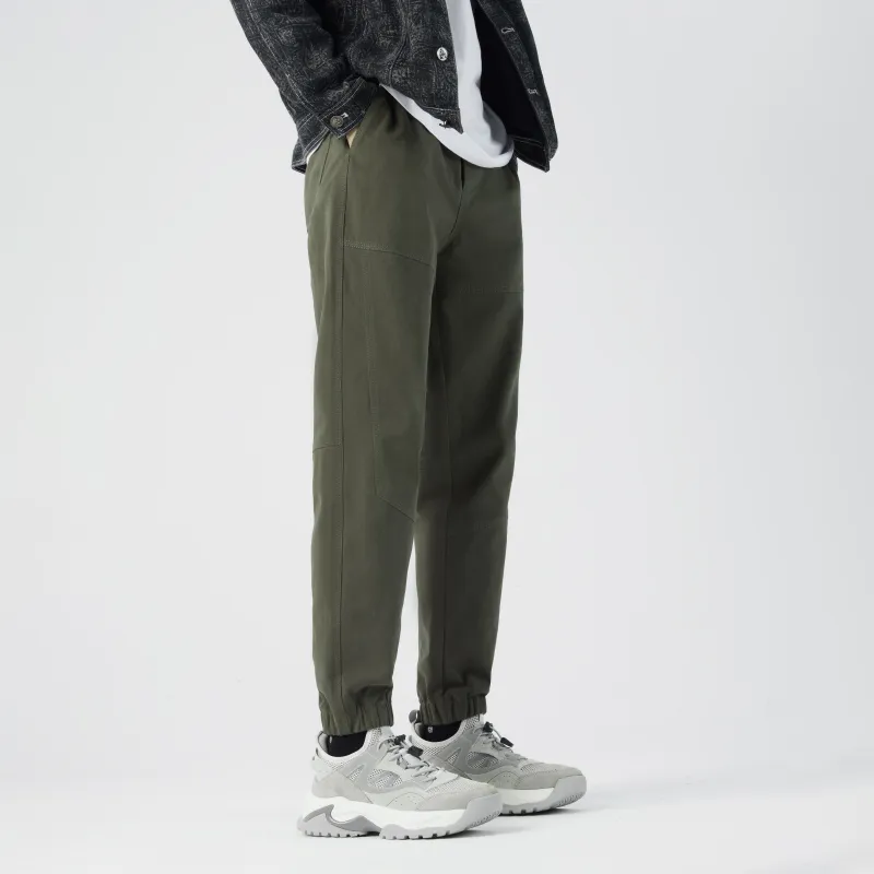 Jeep Casual Pants Unisex Olive Green-5