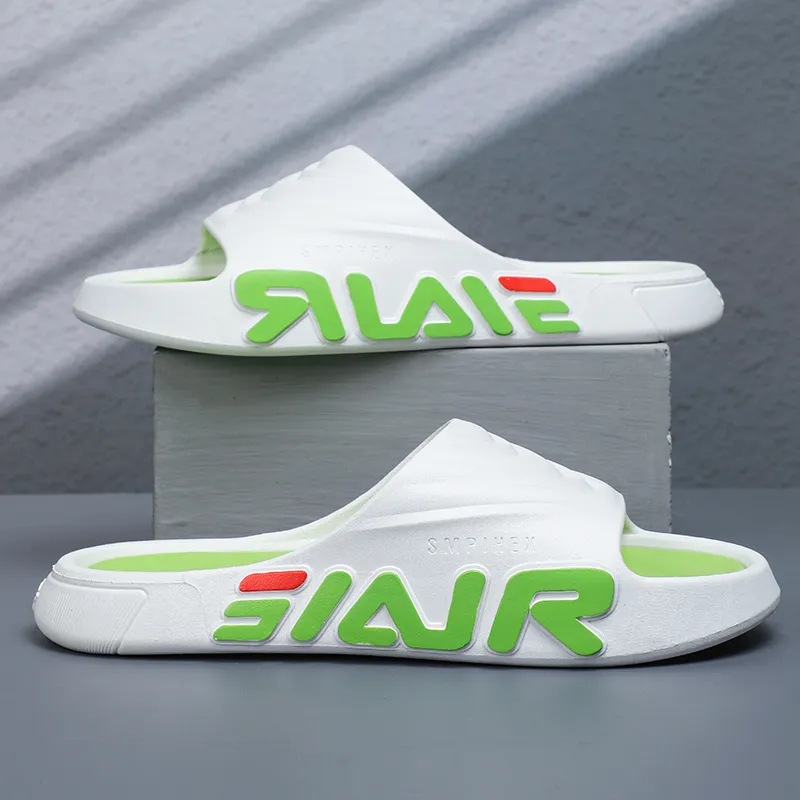 Ailise Sandal Slippers White Gray/White Green/White Black/White Blue/Black White-7