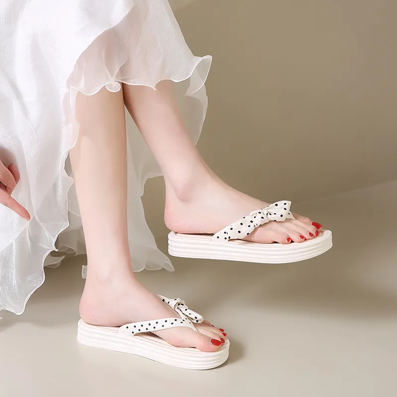 Ailise Sandal Slippers Black/White-8