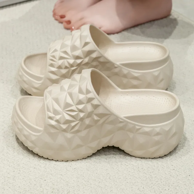 Ailise Slippers Khaki/White/Black-2