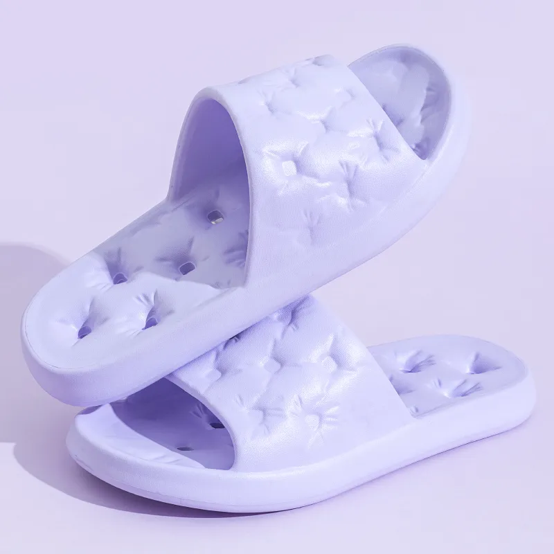 Ailise Slippers Gray/Khaki/Pink/Purple/Green-16