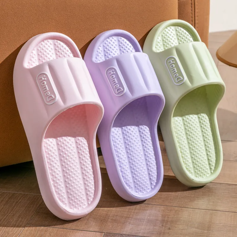 Ailise Slippers Pink/Black/Gray/Khaki/Green/Purple-27