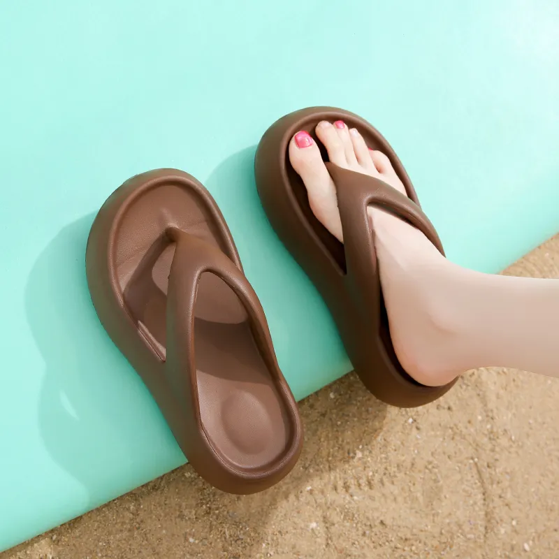 Ailise Slippers Brown/White/Black-2