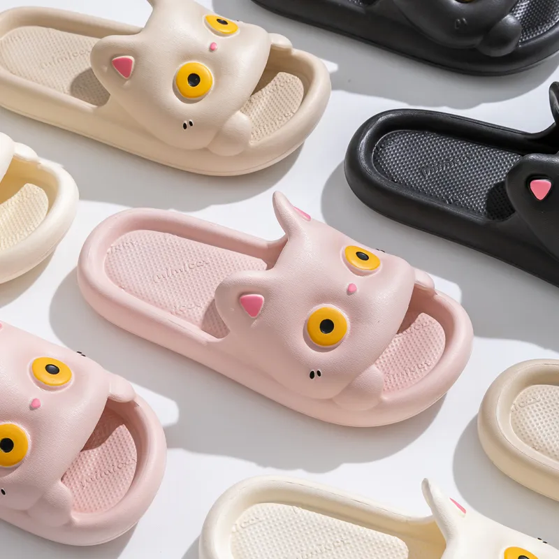 Ailise Slippers White/Pink/Black/Khaki-7