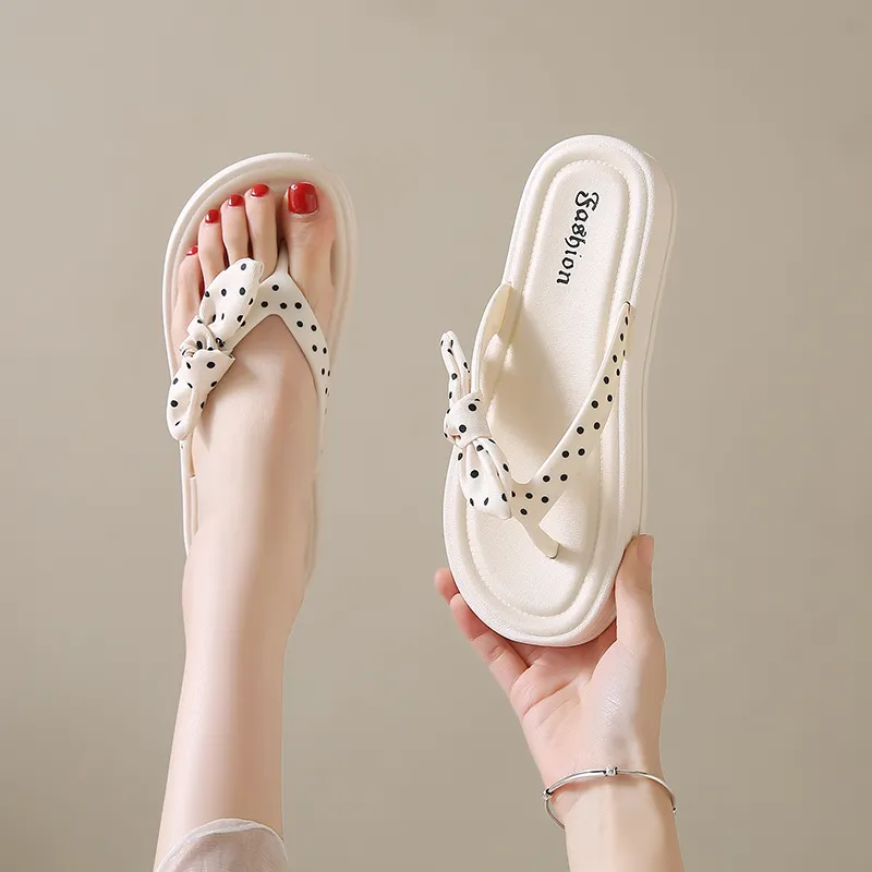 Ailise Sandal Slippers Black/White-9