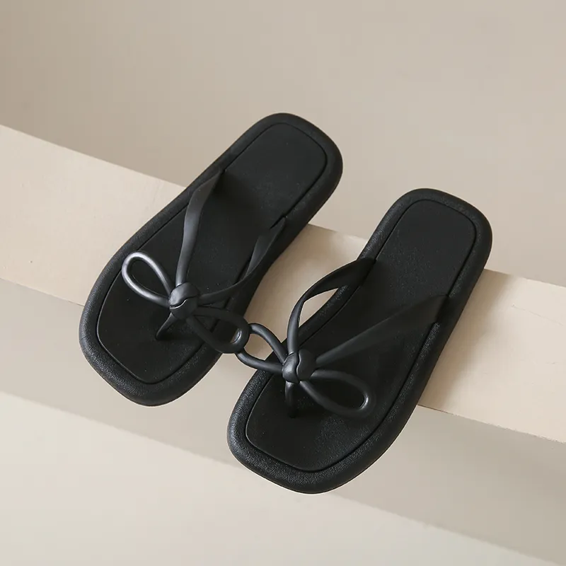 Ailise Sandal Slippers White/Black/Pink-7