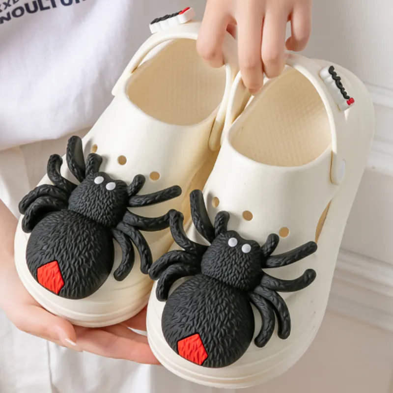 Ailise Sandal Slippers Khaki/White/Black-7