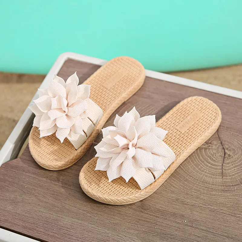 Ailise Sandal Slippers Black/White-7