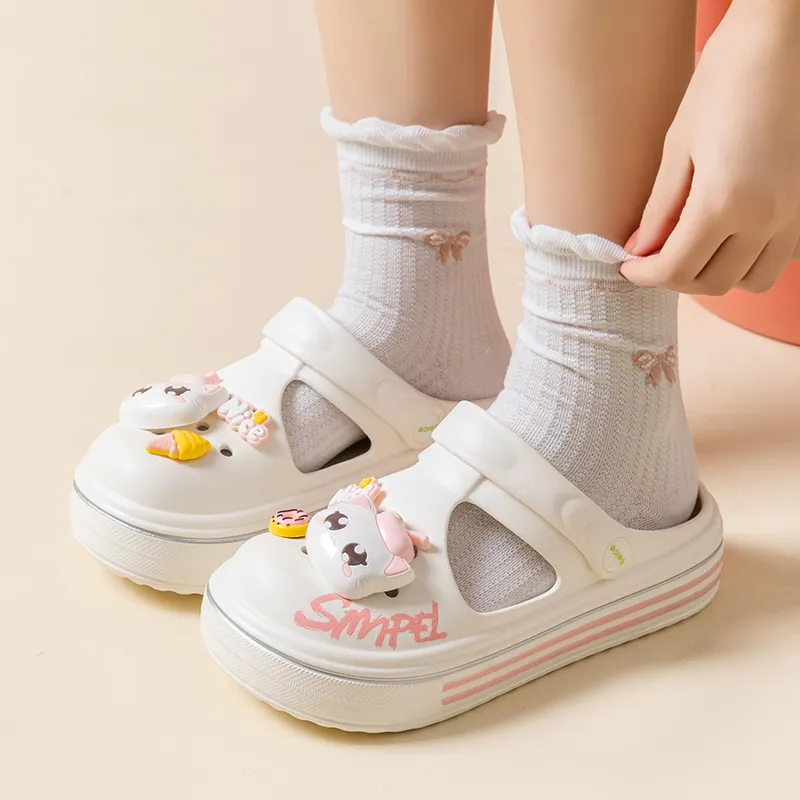 Ailise Slippers Beige Yellow/Ivory White/Premium Black/Cherry Blossom Pink-8