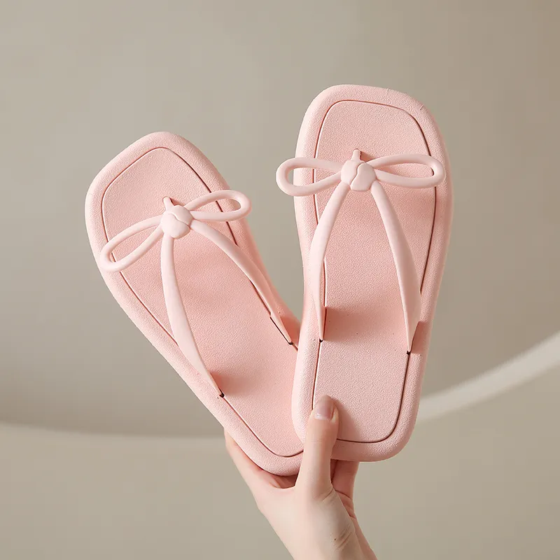 Ailise Sandal Slippers White/Black/Pink-11
